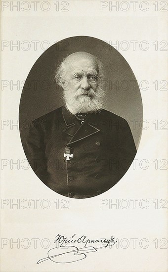 Portrait of the composer Yuri Karlovich Arnold (1811-1898). Creator: Scherer, Nabholz & Co. .