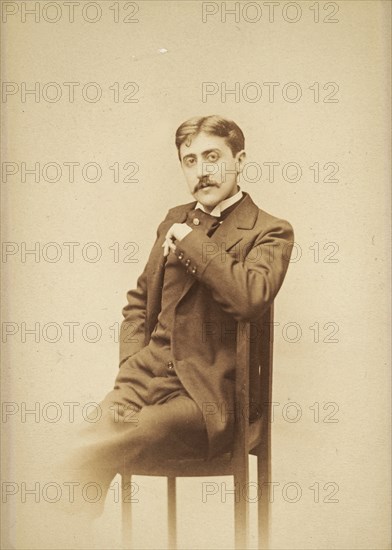 Marcel Proust, 1895. Creator: Wegener, Otto (1849-1924).