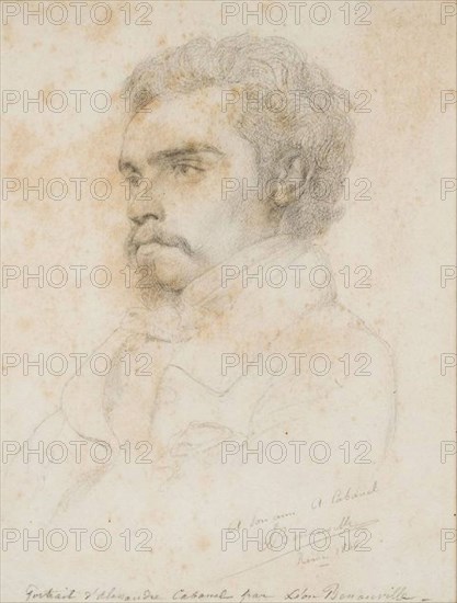 Portrait of the artist Alexandre Cabanel (1823-1889), 1846. Creator: Benouville, François-Léon (1821-1859).