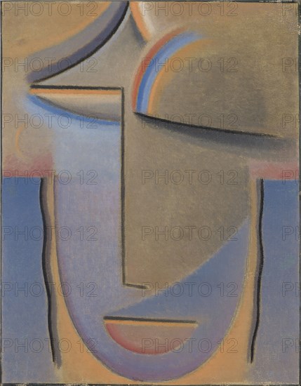 Abstract Head: Evening, 1927. Creator: Javlensky, Alexei, von (1864-1941).