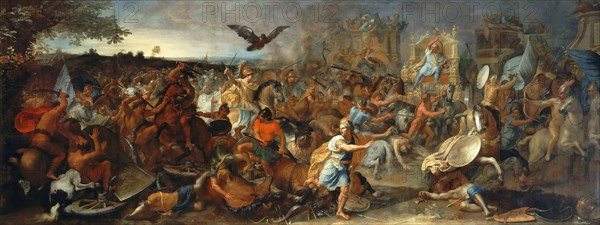 The Battle of Gaugamela in 331 BC, 1669. Creator: Le Brun, Charles (1619-1690).