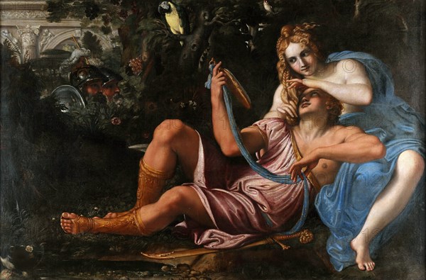 Rinaldo and Armida, 1601. Creator: Carracci, Annibale (1560-1609).