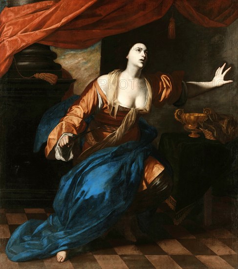Lucretia, ca 1630-1634. Creator: Stanzione, Massimo (ca. 1585-ca. 1658).