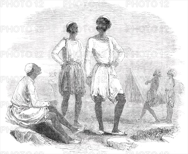 The Punjab - Native Troops in Camp, 1850. Creator: Unknown.