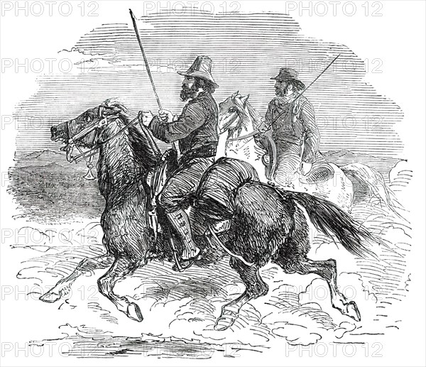 Cattle-Drovers, 1850. Creator: Unknown.