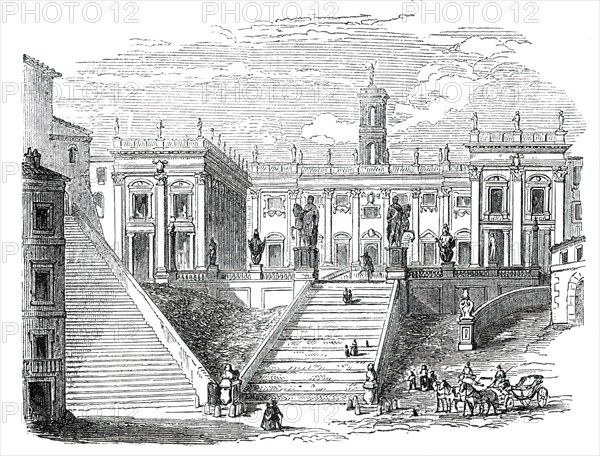 The Capitol - Rome, 1850. Creator: Unknown.