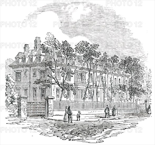 King Edward's School, Bury St. Edmund's, 1850. Creator: Unknown.