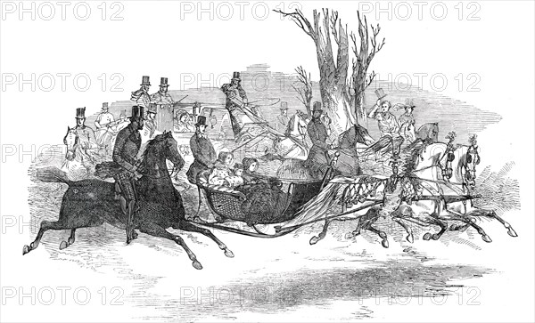 The Royal Sleigh, 1850. Creator: Unknown.