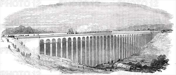 The Welwyn Viaduct, 1850. Creator: Unknown.