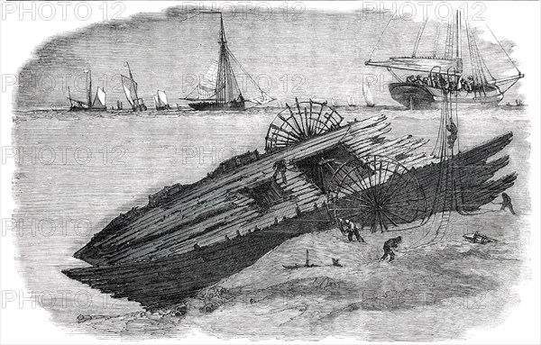 Wreck of the "Royal Adelaide" Steam-Ship, 1850. Creator: Unknown.