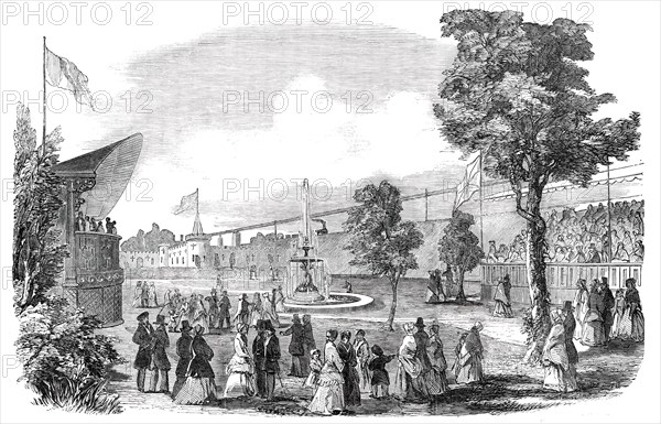 Opening of the Royal Botanic Gardens, Plymouth, 1850. Creator: Unknown.