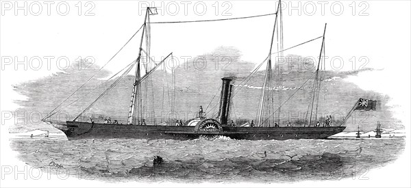 The New Steam-Packet, "Her Majesty", 1850. Creator: Unknown.