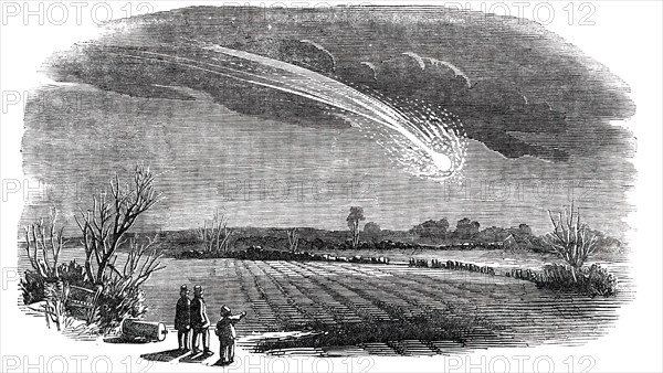 The Meteor, as seen from the Fulham-Road, 1850. Creator: Unknown.