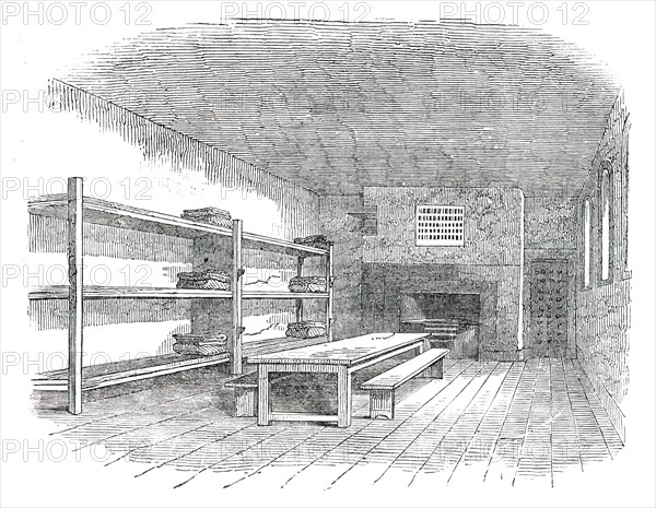 Ward for Condemned Male Prisoners, Newgate Prison, 1850. Creator: Unknown.