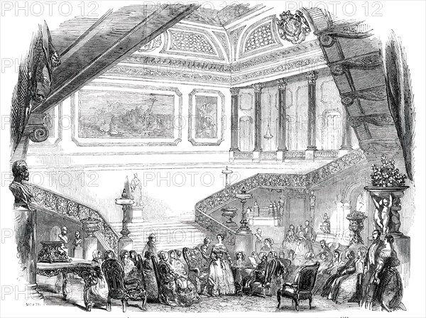 Meeting of the Ladies' Committee...in Aid of the Great Exhibition..., 1850. Creator: Smyth.