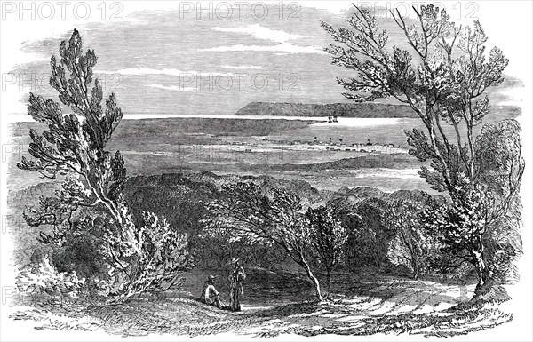 Bay and Settlement of Natal, now D'Urban, 1850. Creator: Unknown.