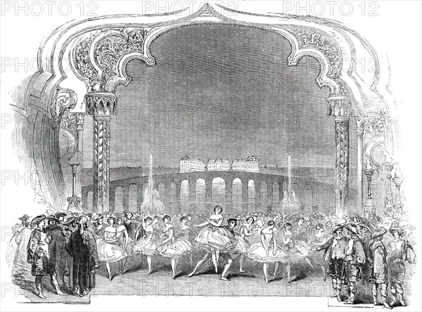 The Masquerade Scene from the New Ballet of "Les Metamorphoses", 1850. Creator: Unknown.