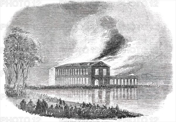 Great Fire at Port-of-Spain, Trinidad, 1850. Creator: Unknown.