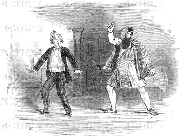 Sketch from the New Drama of "Jessie Gray", at the Adelphi Theatre, 1850. Creator: Unknown.