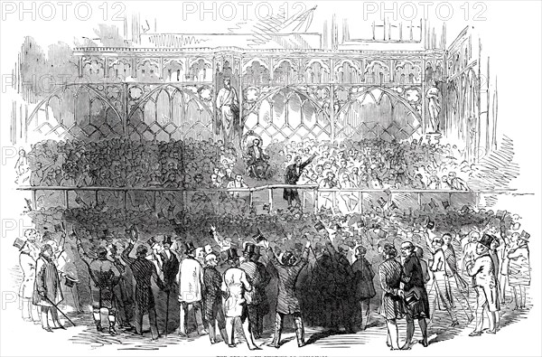 The Great City Meeting at Guildhall, 1850. Creator: Unknown.