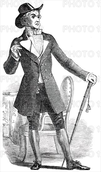 Mr. J. Wallack as Dr. Petgoose, in the New Play of the "Catspaw" at the Haymarket Theatre, 1850. Creator: Unknown.