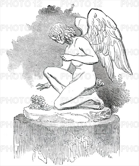 The Kneeling Cupid, 1850. Creator: Unknown.