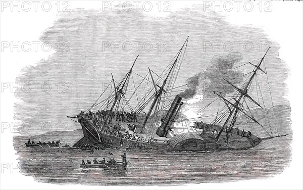 The "Orion" Sinking, 1850. Creator: Unknown.