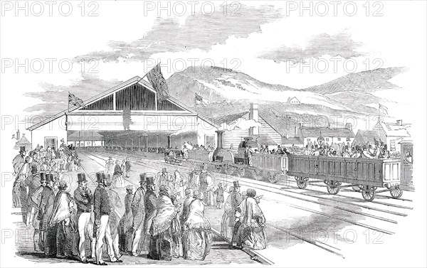 The Terminus, at Swansea, 1850. Creator: Unknown.