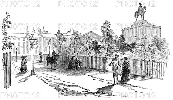 Constitution Hill, London, 1850.  Creator: Unknown.