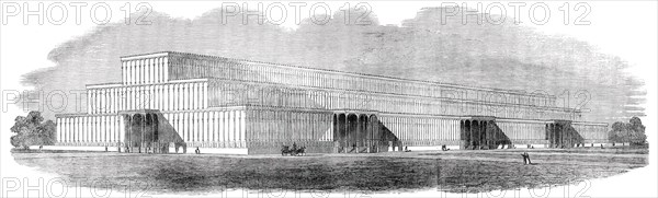 Design by Joseph Paxton, F.L.S., for a Building for the Great Exhibition of 1851, 1850. Creator: Unknown.