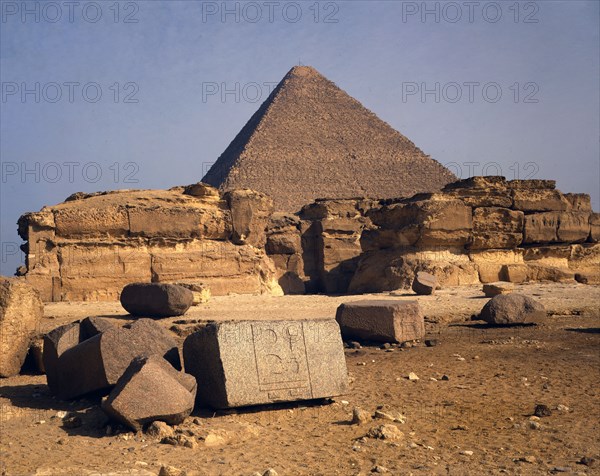 Pyramids, Giza, Egypt, 1984. Creator: Ethel Davies.