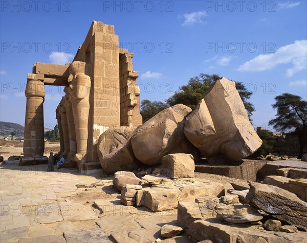 Ramesseum, Egypt, 1984. Creator: Ethel Davies.