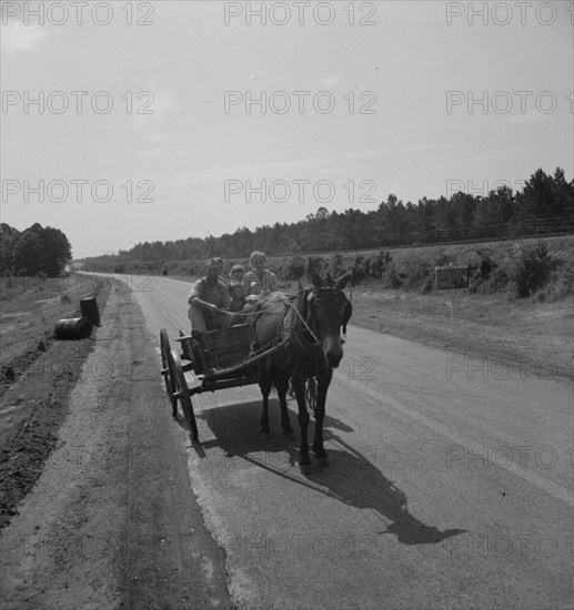 Sharecropper family near Hazlehurst, Georgia, 1937. Creator: Dorothea Lange.