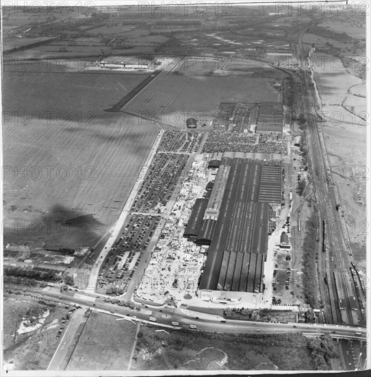 British Industries Fair building, Castle Bromwich, 1952. Creator: Aerofilms.