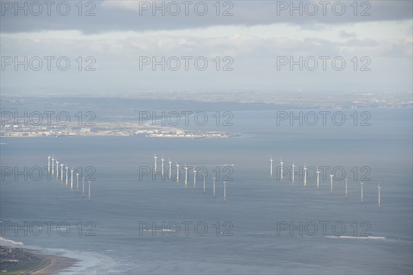 Teesside Wind Farm, Redcar and Cleveland, 2015. Creator: Dave MacLeod.
