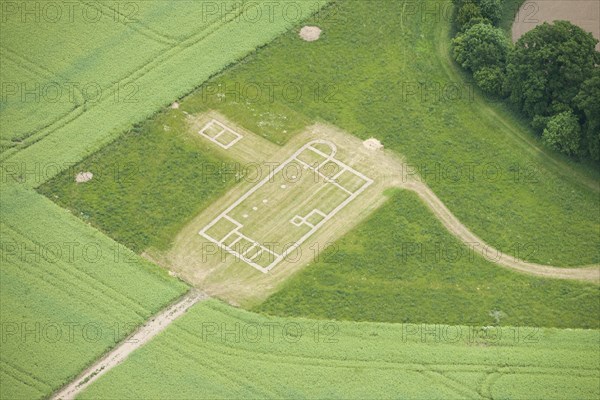 Site of a Romano-British villa, Essex, 2015. Creator: Damian Grady.