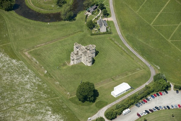 Lyveden New Bield garden lodge/banqueting house, Northamptonshire, 2015. Creator: Damian Grady.