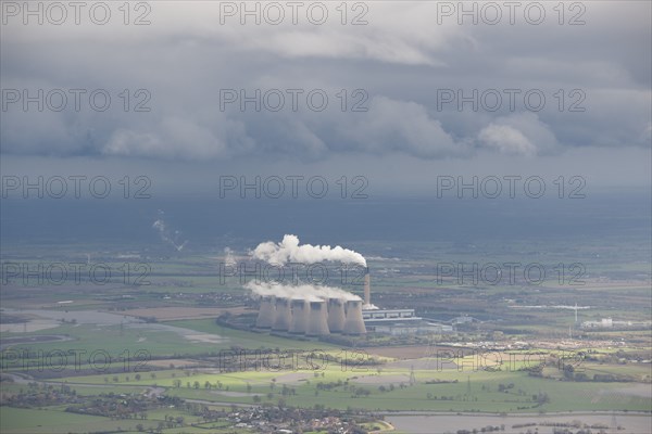 Eggborough Power Station, North Yorkshire, 2015. Creator: Dave MacLeod.