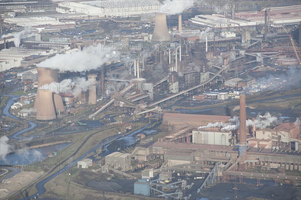 Scunthorpe Steel Works, North Lincolnshire, 2016. Creator: Dave MacLeod.