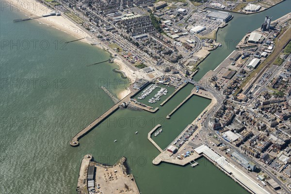 The harbour, town and High Street Heritage Action Zone, Lowestoft, Suffolk, 2016. Creator: Damian Grady.