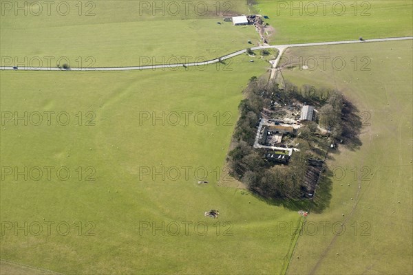 Bilbury Rings, an Iron Age multivallate hillfort earthwork, Wylye Down, Wiltshire, 2016. Creator: Damian Grady.