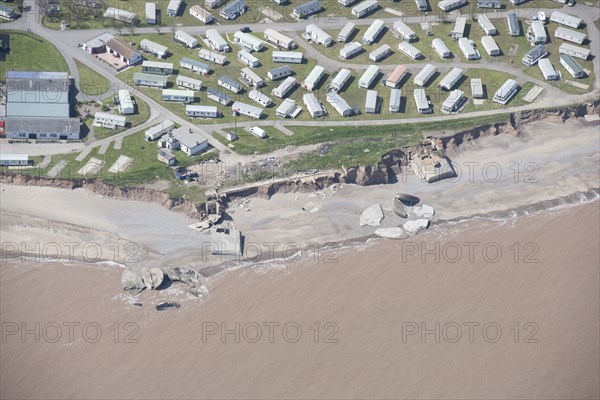 Fort Godwin coastal battery, Kilnsea, East Riding of Yorkshire, 2016. Creator: Dave MacLeod.