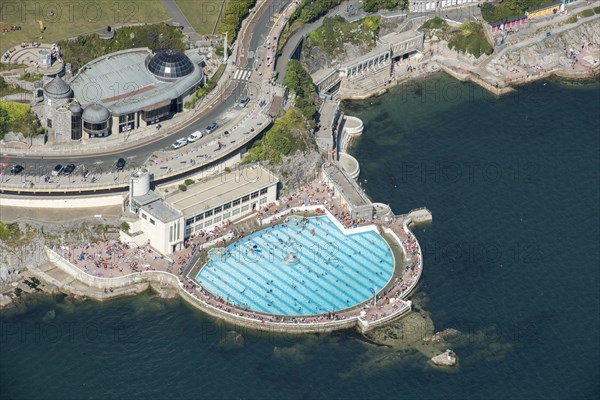 Tinside Lido, Plymouth, Devon, 2016. Creator: Damian Grady.