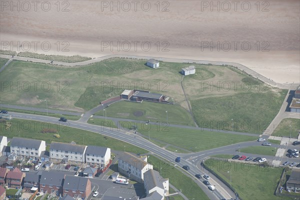 Coastal artillery battery on Blyth Links, Northumberland, 2016. Creator: Dave MacLeod.