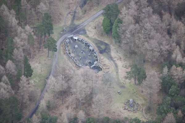 Reproduction of a Druids' temple built for William Danby of Swinton Castle, North Yorkshire, 2016. Creator: Matthew Oakey.