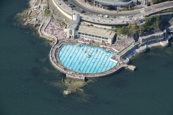 Tinside Lido, Plymouth, Devon, 2016. Creator: Damian Grady.