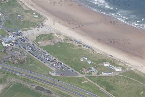 Coastal artillery battery on Blyth Links, Northumberland, 2016. Creator: Dave MacLeod.