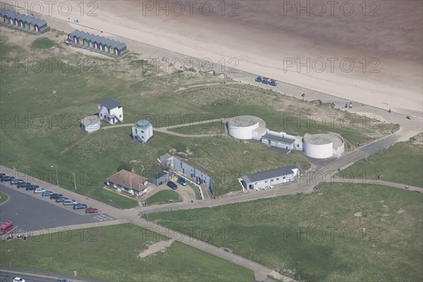 Coastal artillery battery on Blyth Links, Northumberland, 2016. Creator: Dave MacLeod.