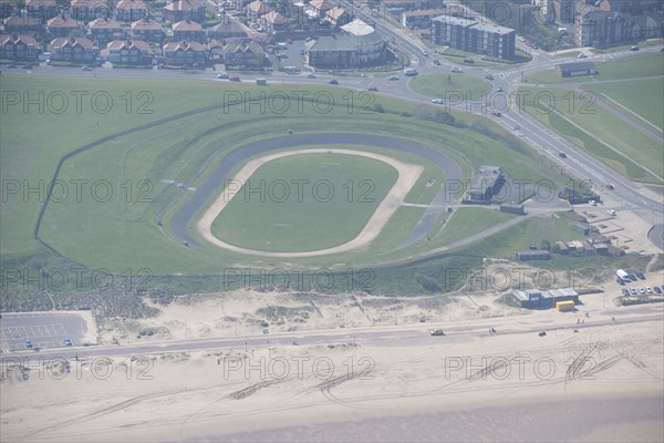 Gypsies Green Sports Ground velodrome and athletics track, South Shields, South Tyneside, 2016 Creator: Dave MacLeod.