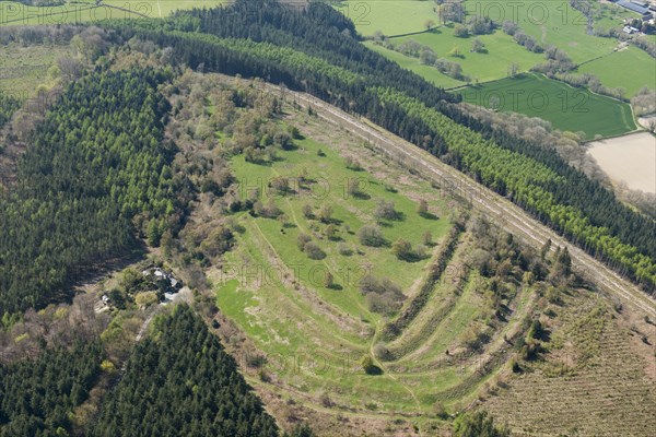 Wapley Hill multivallate hillfort, Herefordshire, 2016. Creator: Damian Grady.